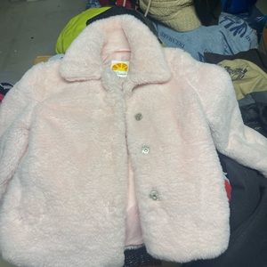 Girls faux fur coat